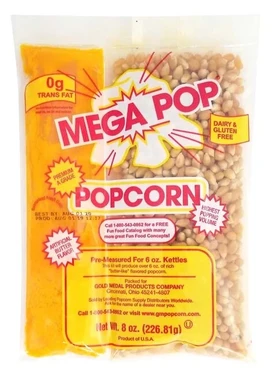 MegaPop Popcorn 227 g Kukurydza Sól Tłuszcz