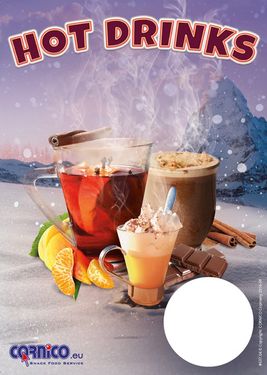 Plakat Hot Drinks - Cennik A4