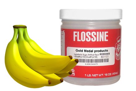 Flossine - Barwnik o smaku bananowym 454g