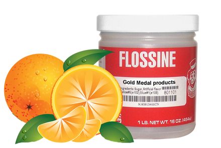 Flossine - Barwnik o smaku pomarańczowym 454g